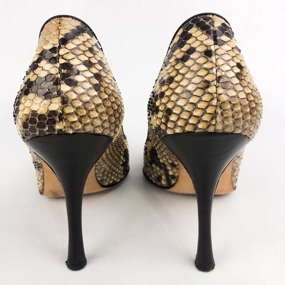 Manolo Blahnik | Snakeskin Pumps